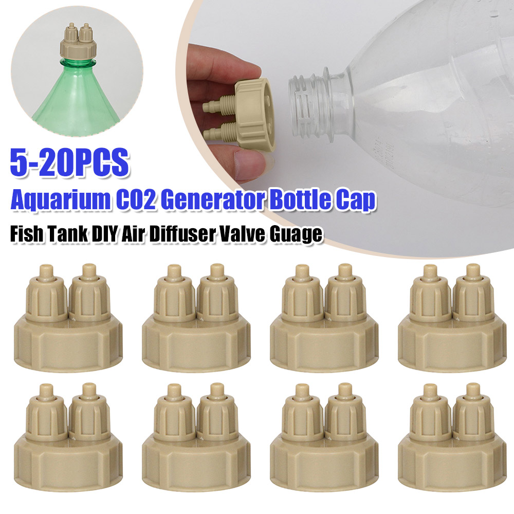 Live Plant Aquarium - Aquarium CO2 Generator Bottle Cap Fish