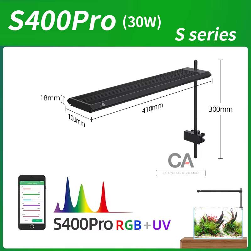 Aquarium Moss - WEEK AQUA S Series RGB+UV Full
