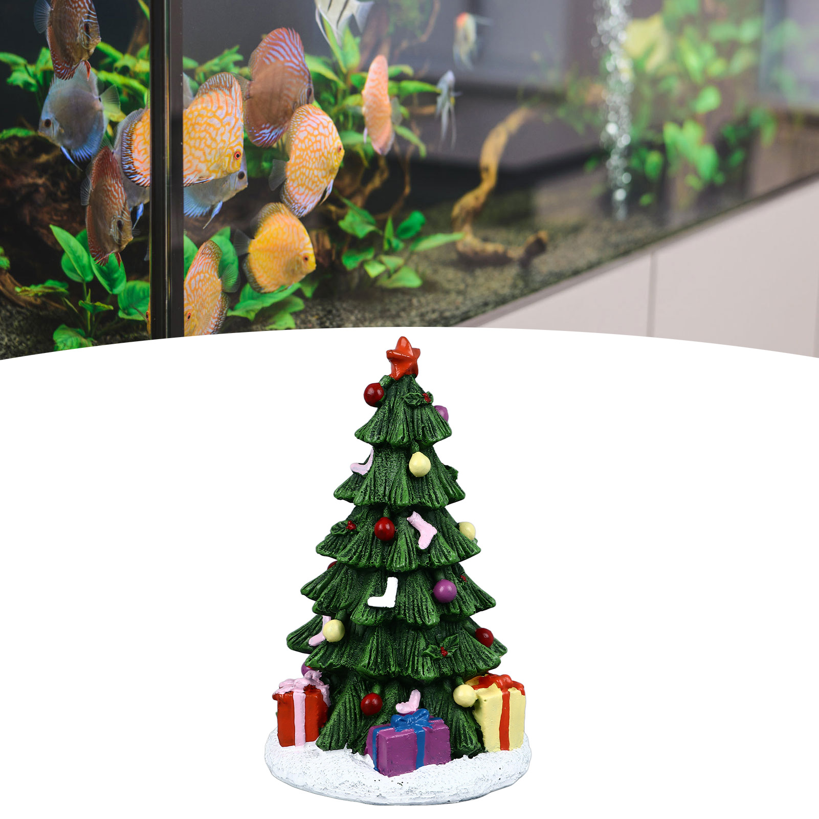ZK20 Christmas Fish Tank Ornam - огляд і ціна Aquarium Plant Substrate