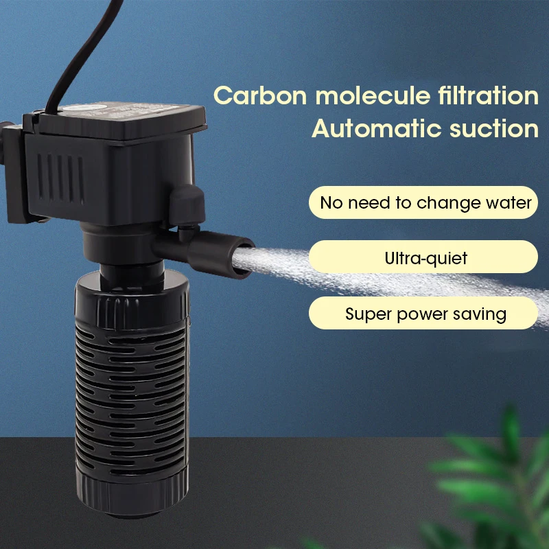Mini Fish Tank Filter Quiet Su - огляд і ціна Planted Aquarium Cleaning